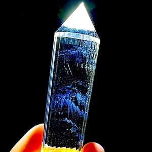 AMAZING 24 Sided Super large Vogel Style Clear Quartz Crystal Wand!!! Reiki ✅